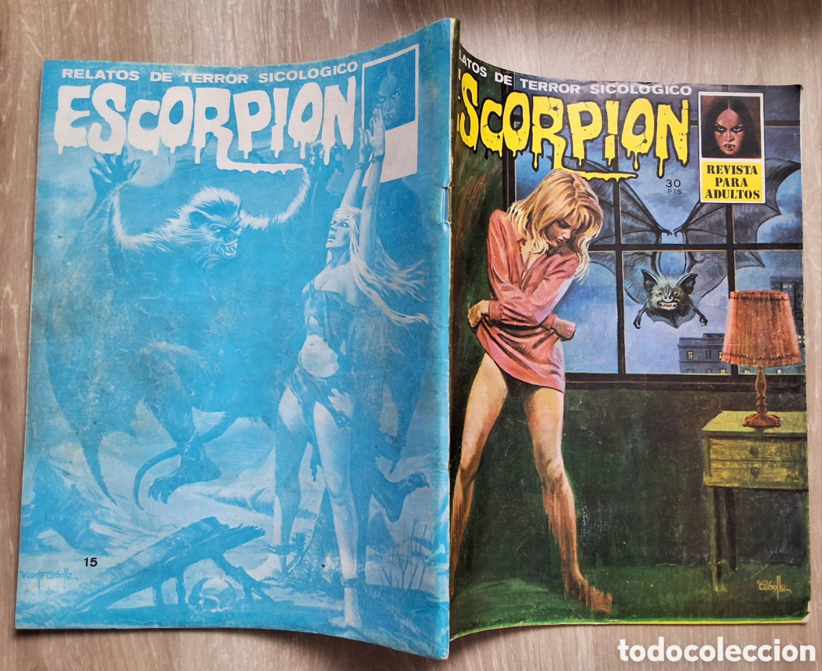 C&oacute;mics: Escorpion relatos de terror sicologico comic n&uacute;mero 15 edita vilmar