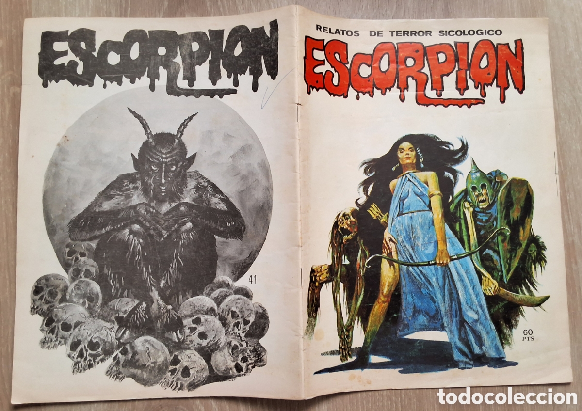C&oacute;mics: Escorpion relatos de terror sicologico comic n&uacute;mero 41 edita vilmar