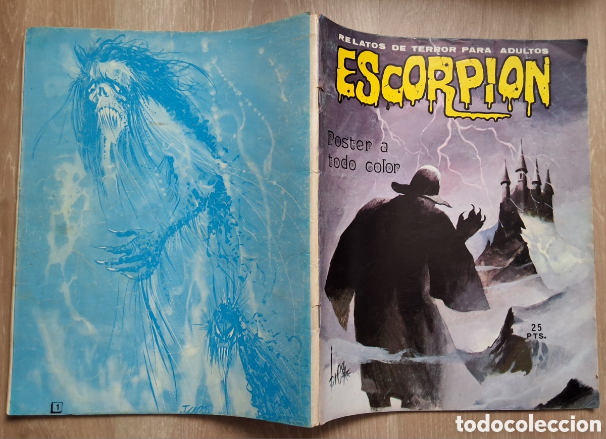 C&oacute;mics: Escorpion relatos de terror sicologico comic n&uacute;mero 1 incluye p&oacute;ster edita vilmar
