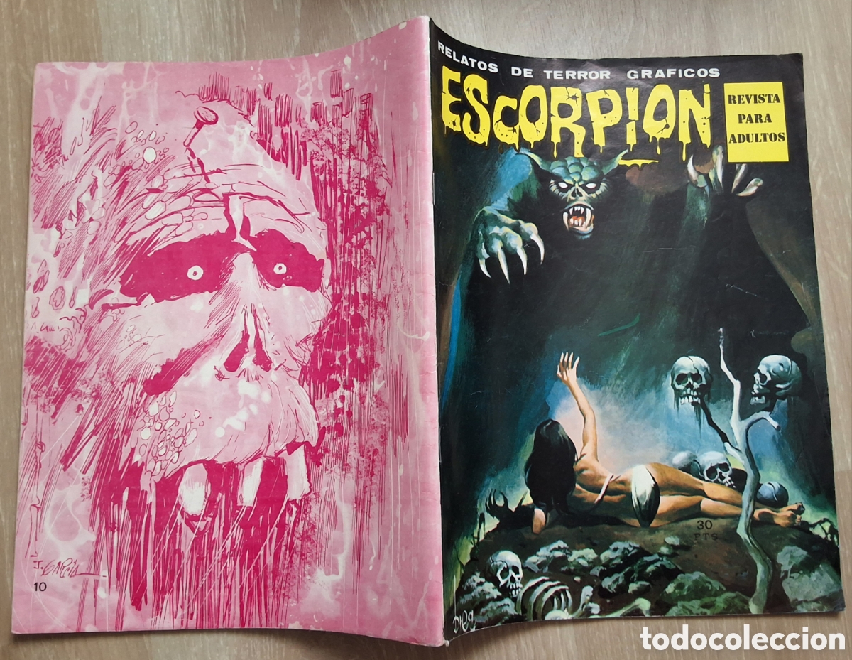 C&oacute;mics: Escorpion relatos de terror sicologico comic n&uacute;mero 10 edita vilmar