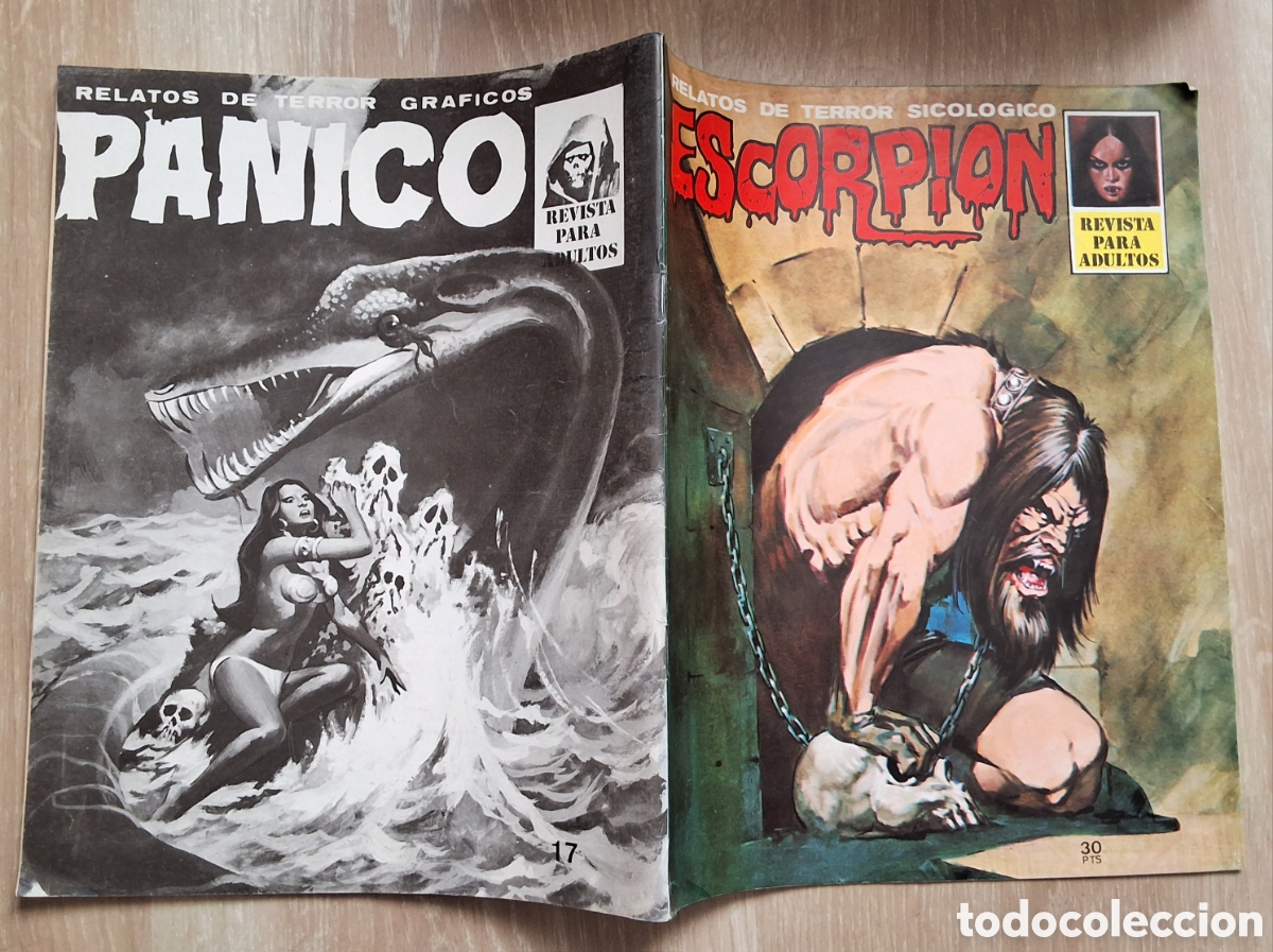 C&oacute;mics: Escorpion relatos de terror sicologico comic n&uacute;mero 17 edita vilmar