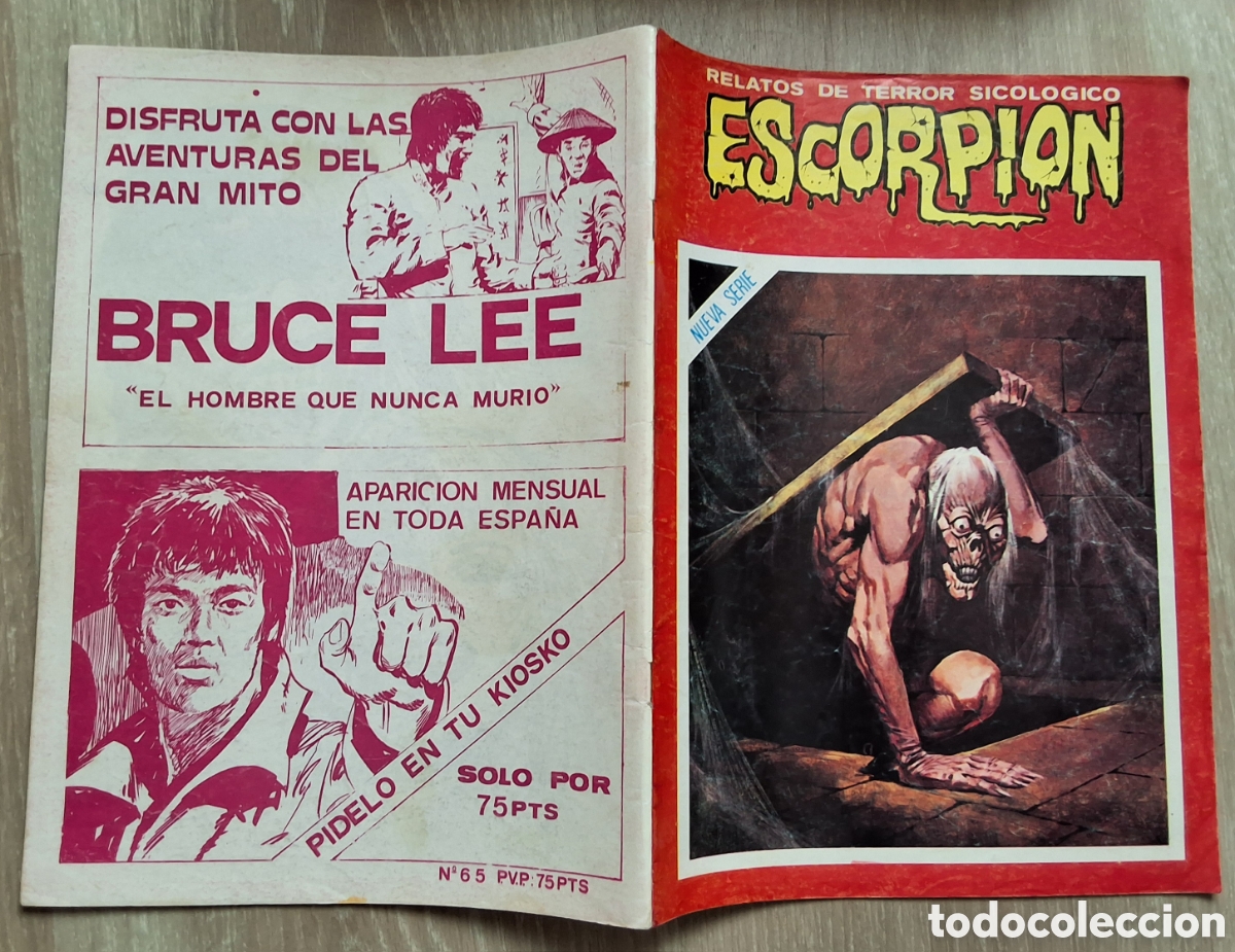 C&oacute;mics: Escorpion relatos de terror sicologico comic n&uacute;mero 65 edita vilmar