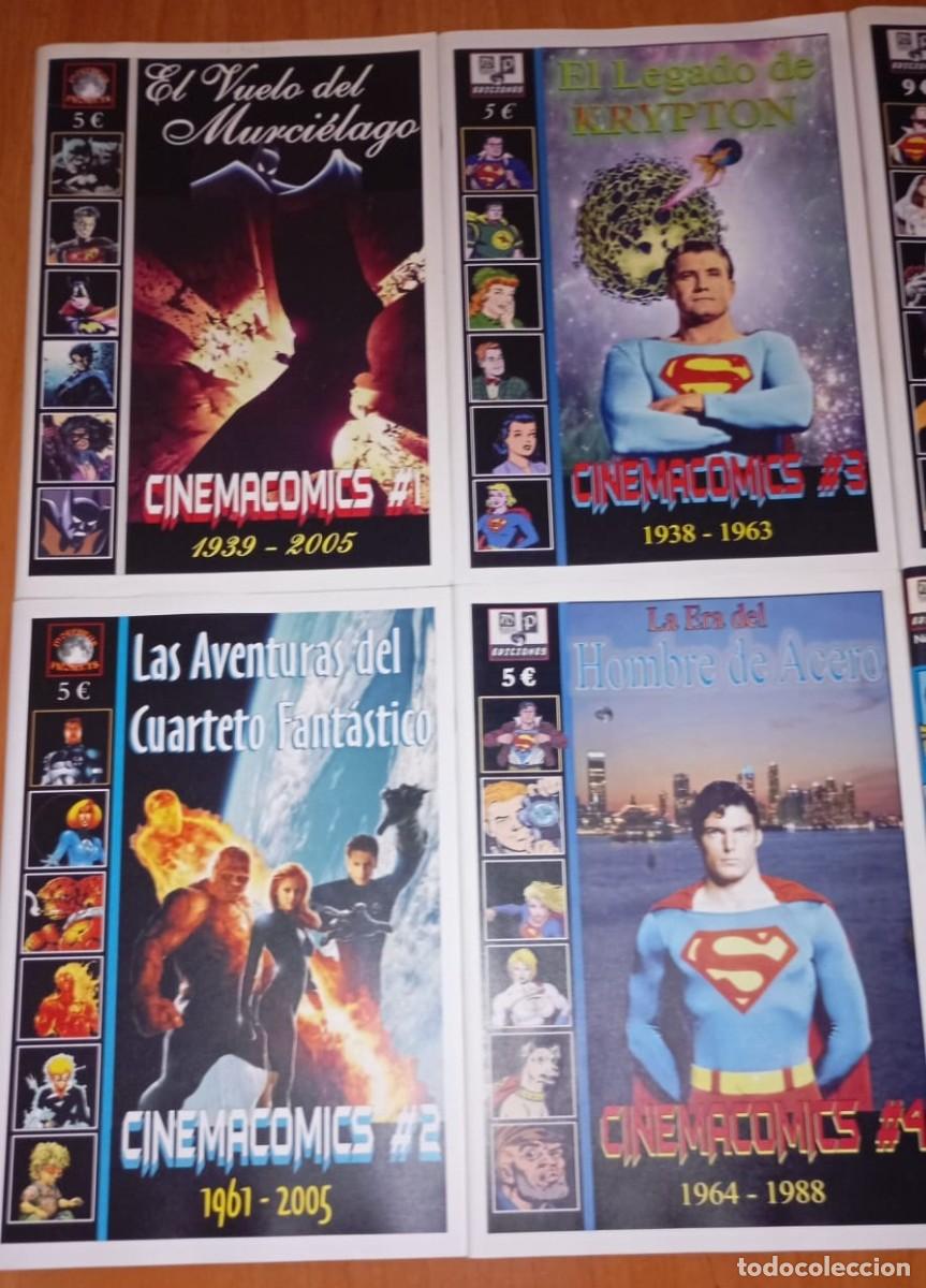 C&oacute;mics: REVISTA . CINEMACOMICS . N&uacute;meros 1 2 3 4 5 6 y 8 . LOTE DE 7 N&Uacute;MEROS