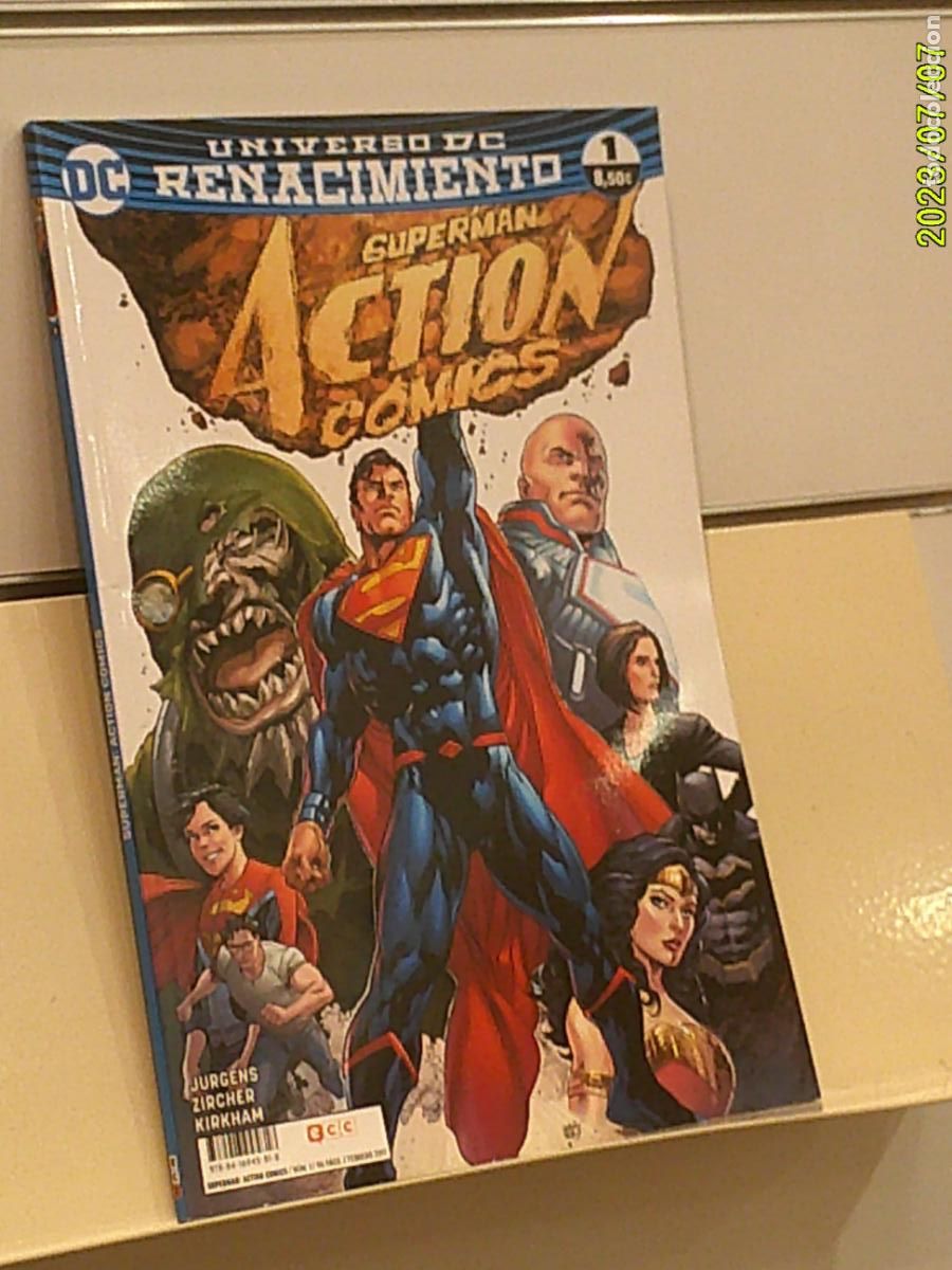 C&oacute;mics: UNIVERSO DC RENACIMIENTO SUPERMAN ACTION COMICS N&ordm; 1 - ECC OFERTA - Foto 1