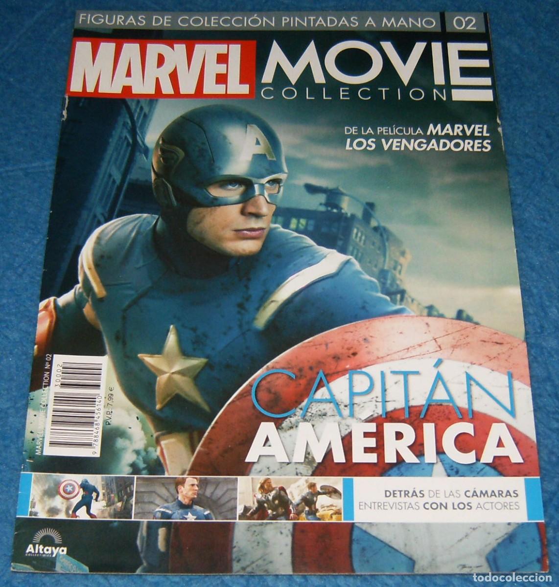 Comics: SOLO FASCICULO NO FIGURA . MARVEL MOVIE COLECTION N&ordm; 2 . CAPITAN AMERICA . ALTAYA
