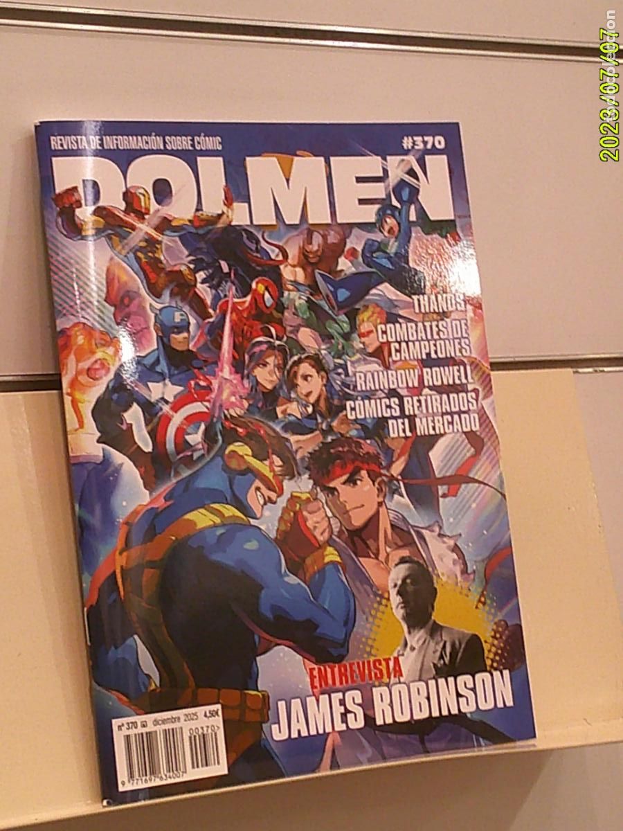 C&oacute;mics: REVISTA DOLMEN N&ordm; 370 DICIEMBRE 2025 ENTREVISTA JAMES ROBINSON