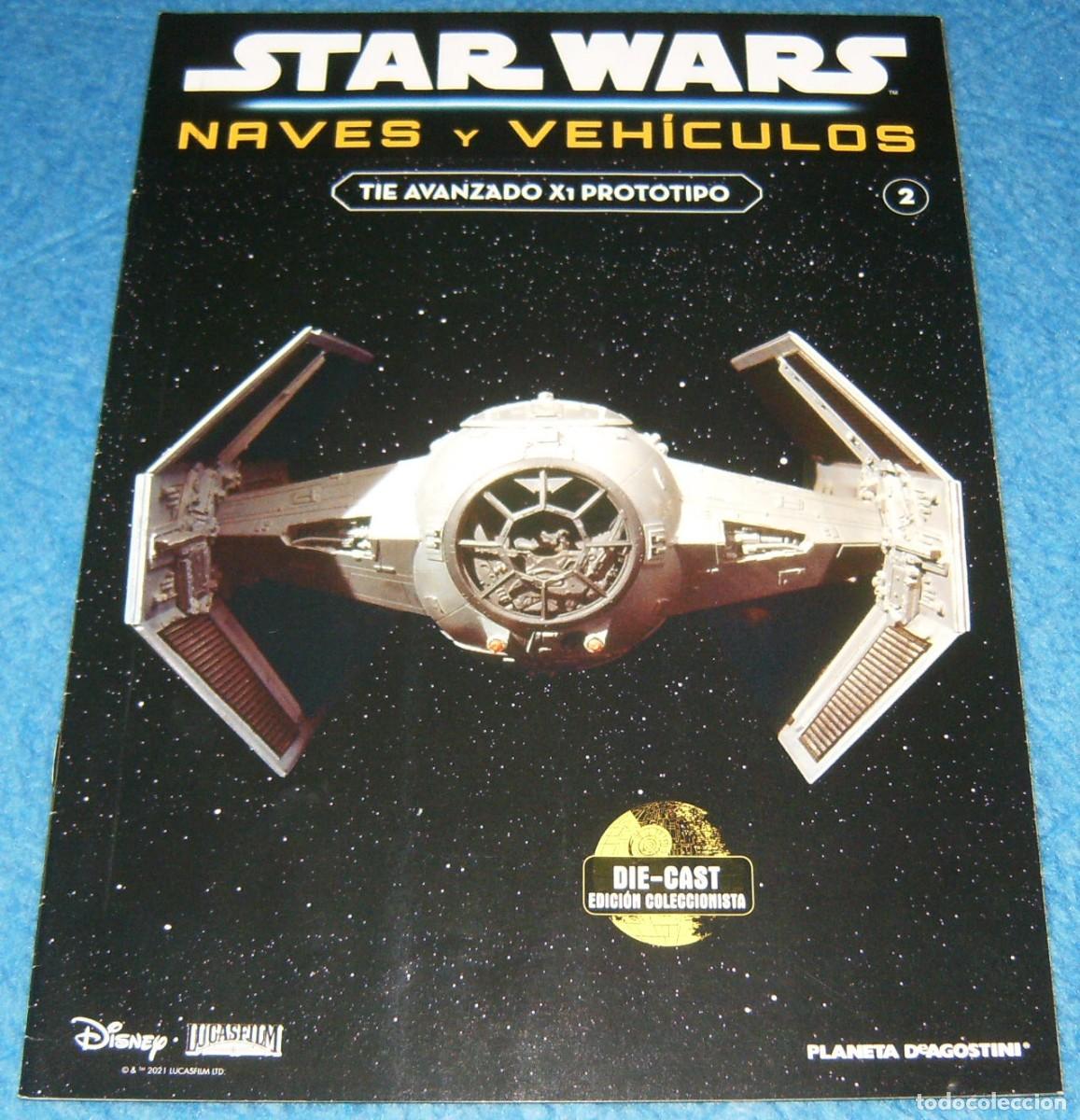 C&oacute;mics: SOLO FASCICULO, NO NAVE . STAR WARS NAVES Y VEHICULOS N&ordm; 2 . TIE AVANZADO X1 PROTOTIPO . PLANETA