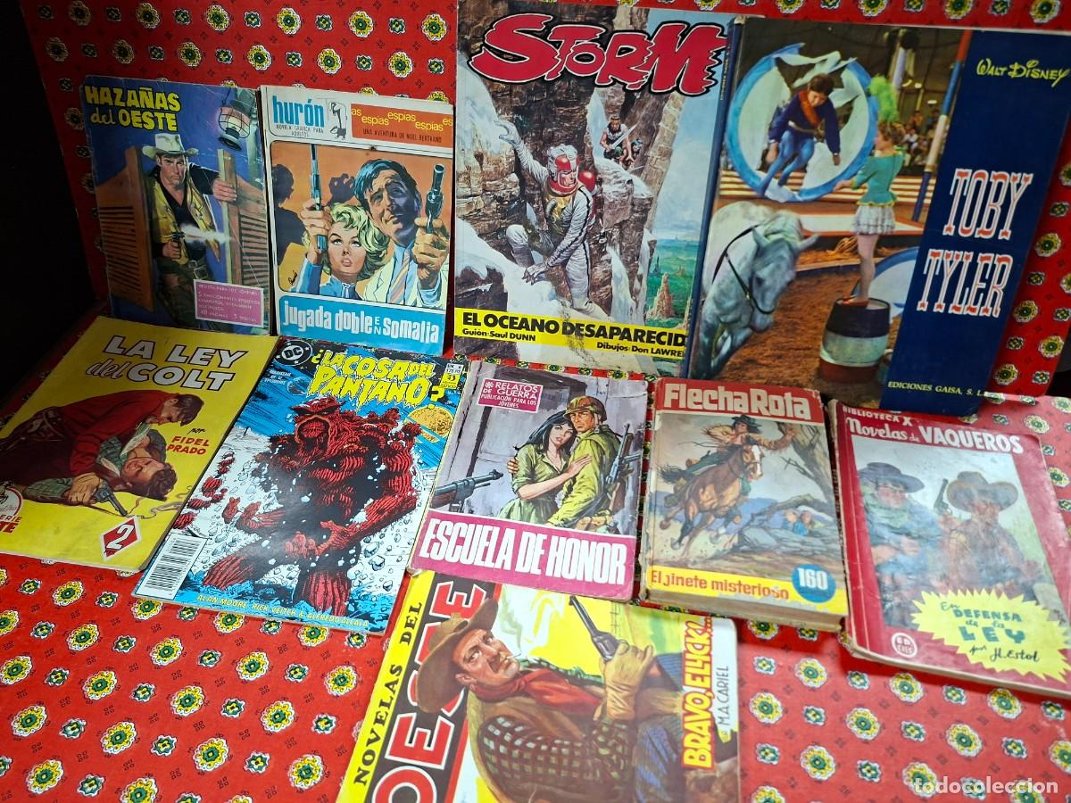 C&oacute;mics: LOTE COMIC REVISTAS JUVENILES NOVELAS VAQUEROS OESTE VARIADO - Foto 2