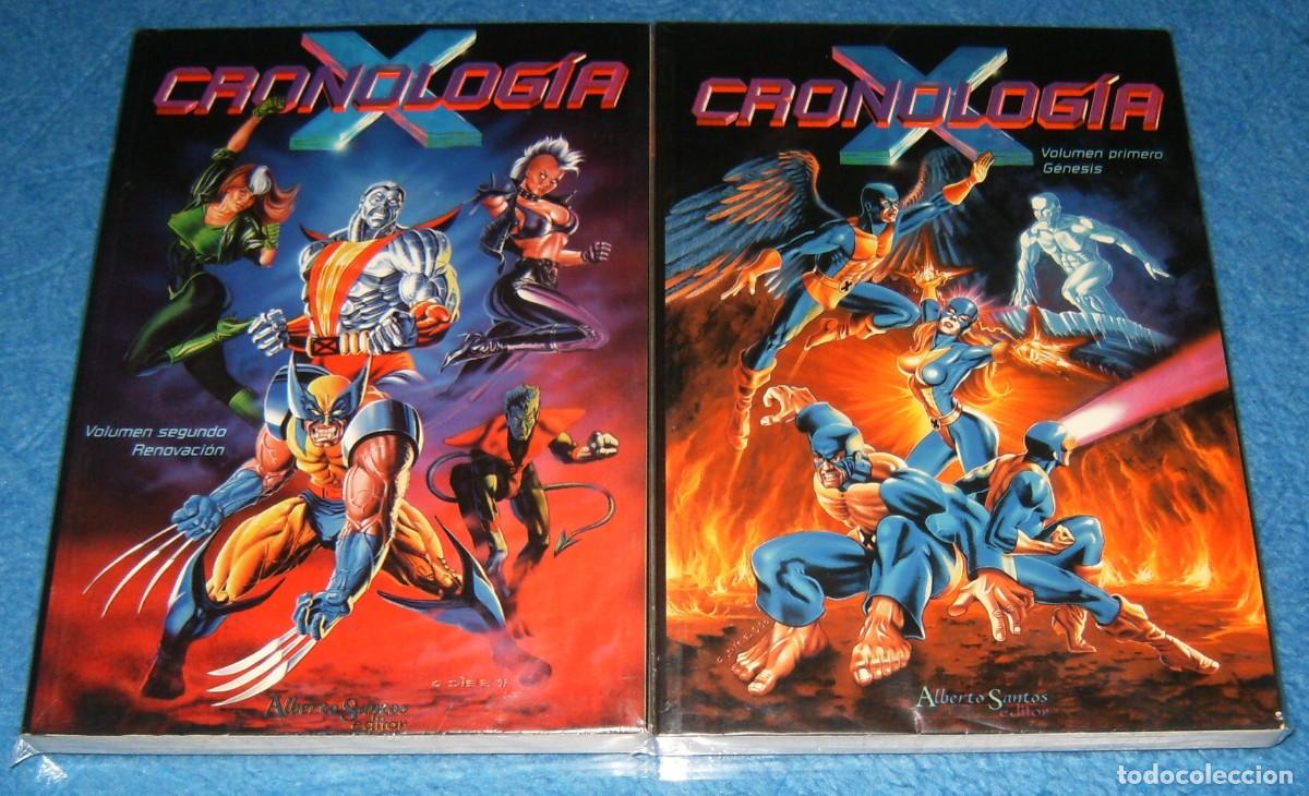 C&oacute;mics: CRONOLOGIA X . 1 y 2 . ALBERTO SANTOS EDITOR