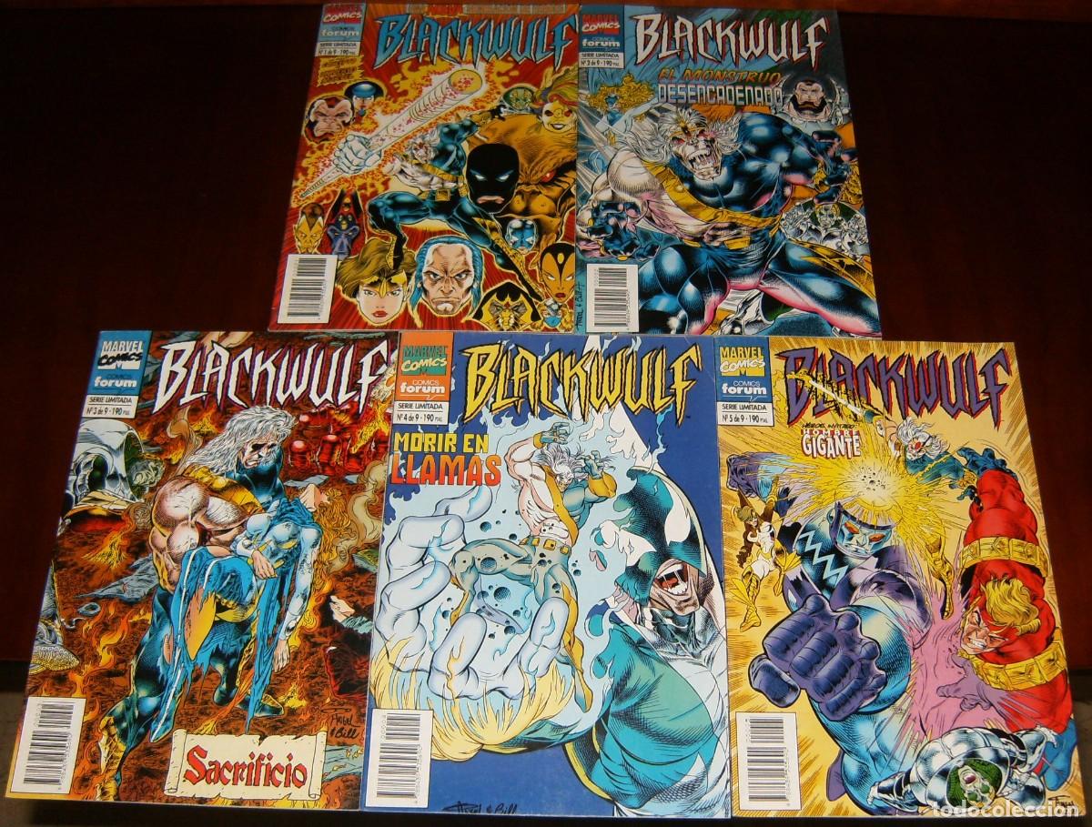C&oacute;mics: BLACKWULF . N&uacute;meros 1 2 3 4 5 ( de 9 ) . FORUM . LOTE DE 5 N&Uacute;MEROS