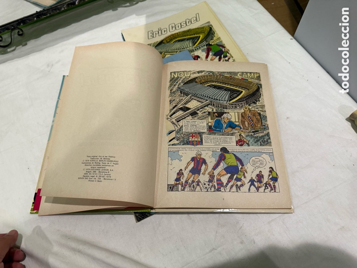 C&oacute;mics: Eric Castel &ndash; Colecci&oacute;n completa 3 c&oacute;mics f&uacute;tbol &ndash; Ediciones Junior 1979 - Foto 11