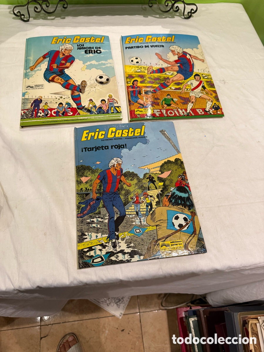 C&oacute;mics: Eric Castel &ndash; Colecci&oacute;n completa 3 c&oacute;mics f&uacute;tbol &ndash; Ediciones Junior 1979 - Foto 1