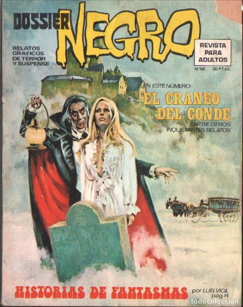 C&oacute;mics: DOSSIER NEGRO N&ordm;59 EL CRANEO DEL CONDE. VV.AA. A-COMIC-9366