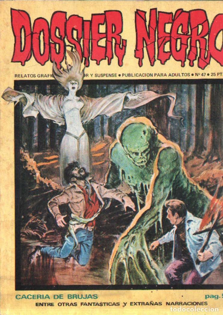 C&oacute;mics: DOSSIER NEGRO N&ordm;47 CACERIA DE BRUJAS. VV.AA. A-COMIC-9367