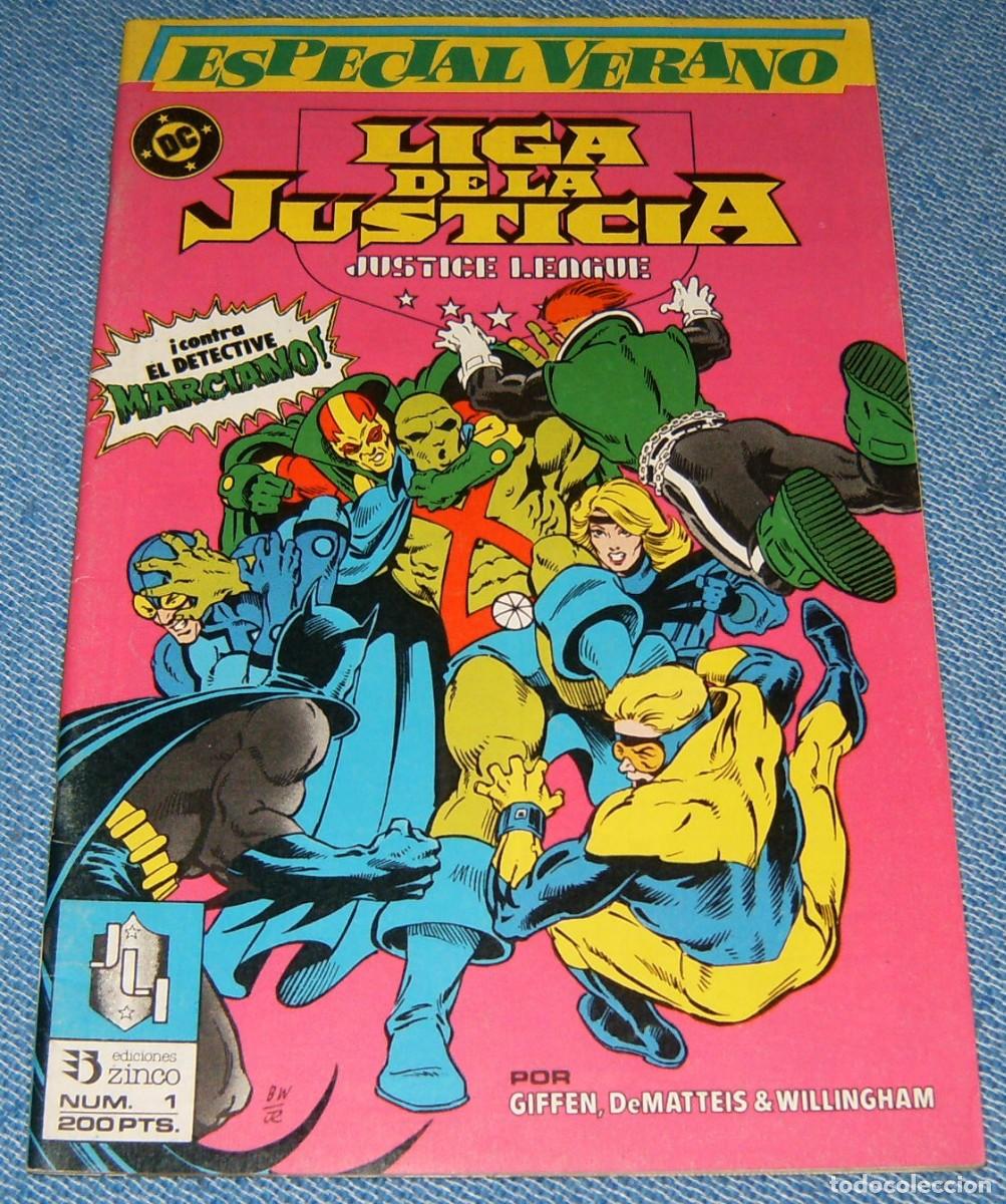 C&oacute;mics: LIGA DE LA JUSTICIA AMERICA . JUSTICE LEAGUE . N&uacute;mero ESPECIAL VERANO . ZINCO . JLA