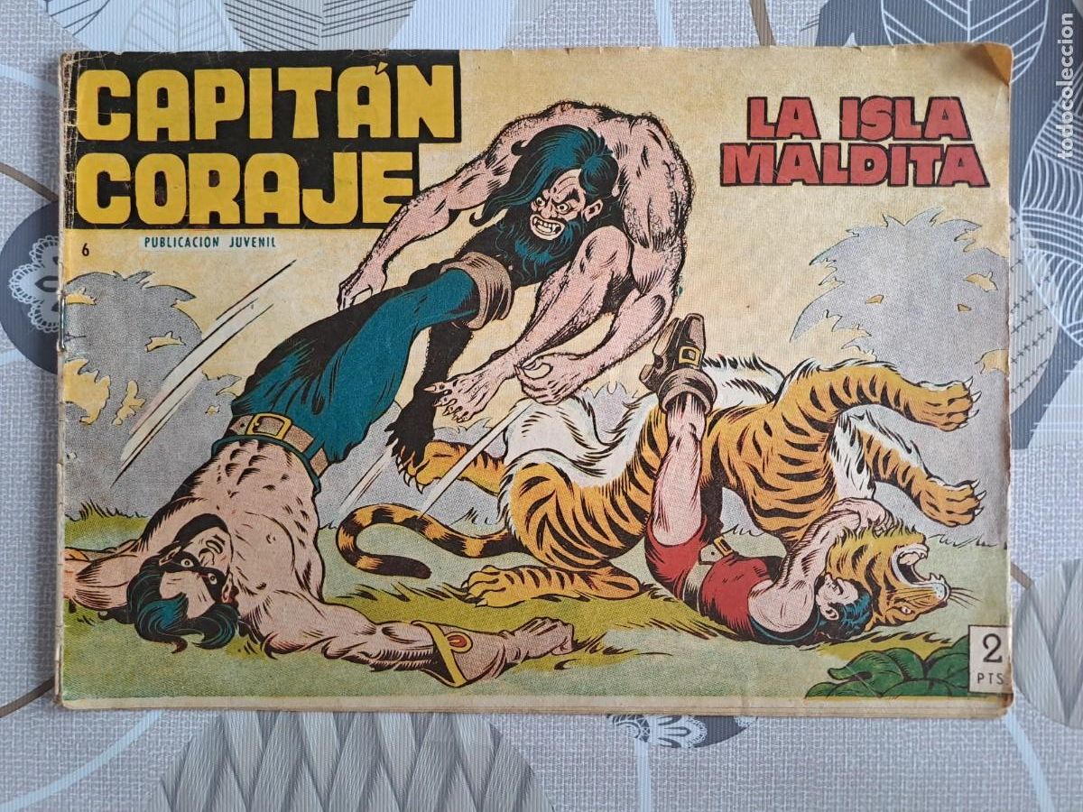 C&oacute;mics: Capit&aacute;n coraje 6, la isla maldita, Toray en buen estado