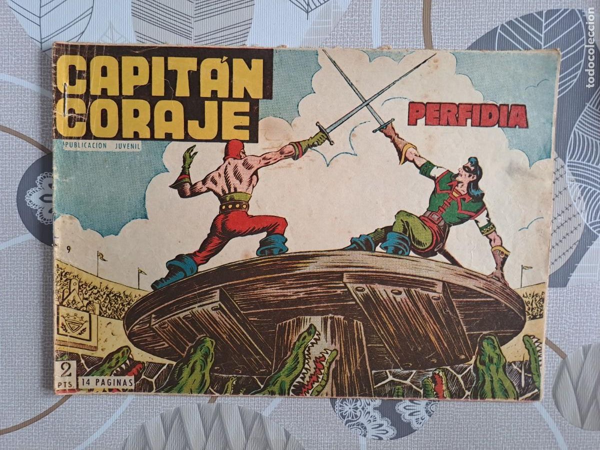 C&oacute;mics: Capit&aacute;n coraje 9, perfidia, Toray en buen estado - Foto 1