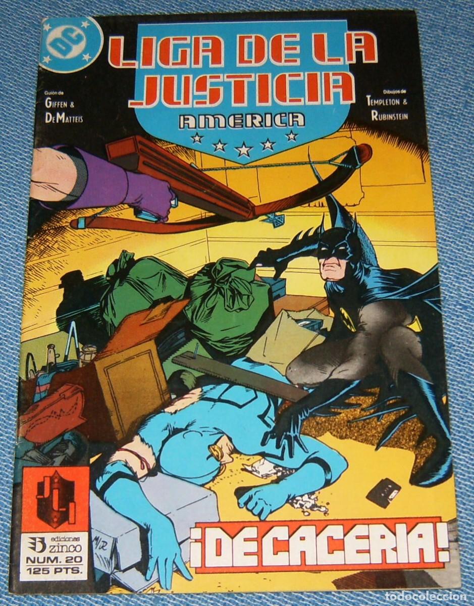 C&oacute;mics: LIGA DE LA JUSTICIA AMERICA . JUSTICE LEAGUE . N&uacute;mero 20 . ZINCO . JLA