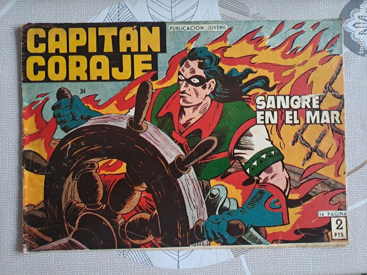 C&oacute;mics: Capit&aacute;n coraje 34, sangre en el mar, Toray en buen estado