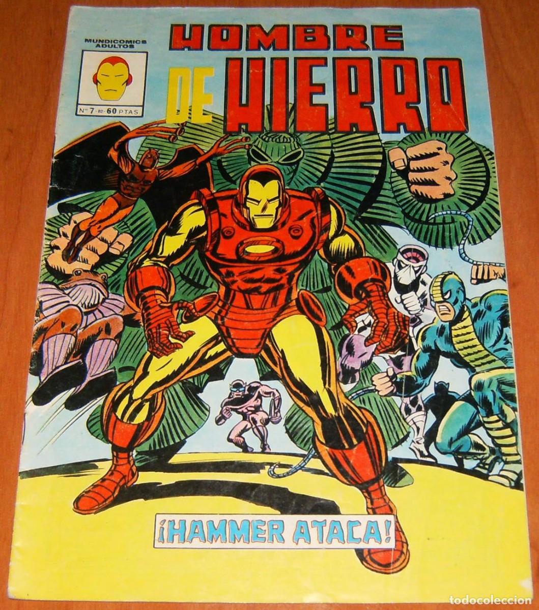 C&oacute;mics: HOMBRE DE HIERRO N&uacute;mero 7 . MUNDI COMICS . VERTICE . IRON MAN