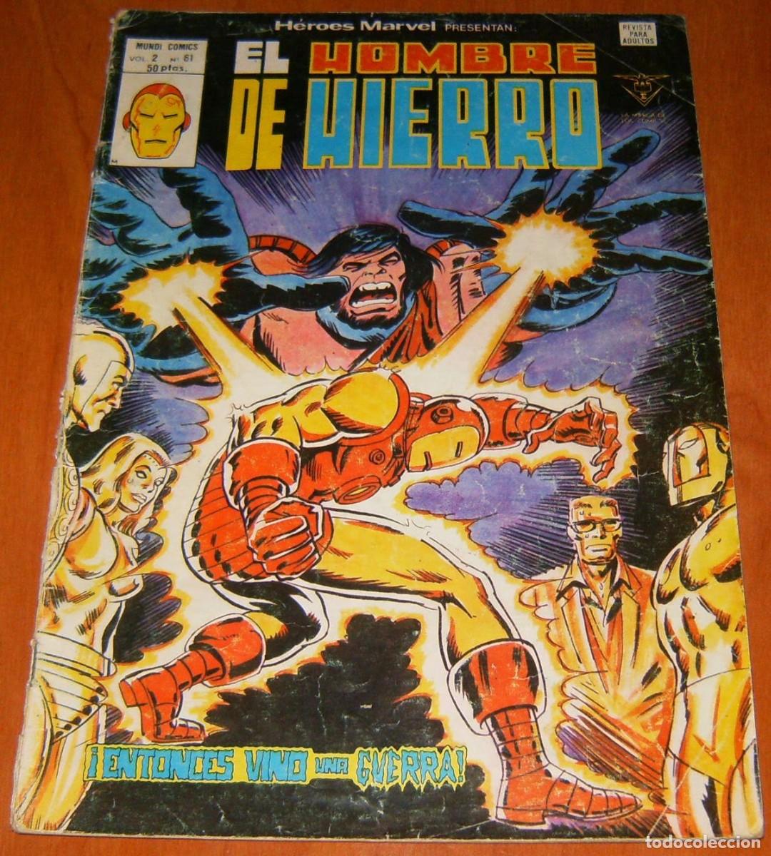 C&oacute;mics: HOMBRE DE HIERRO . HEROES MARVEL PRESENTAN 61 . VERTICE . IRON MAN - Foto 1