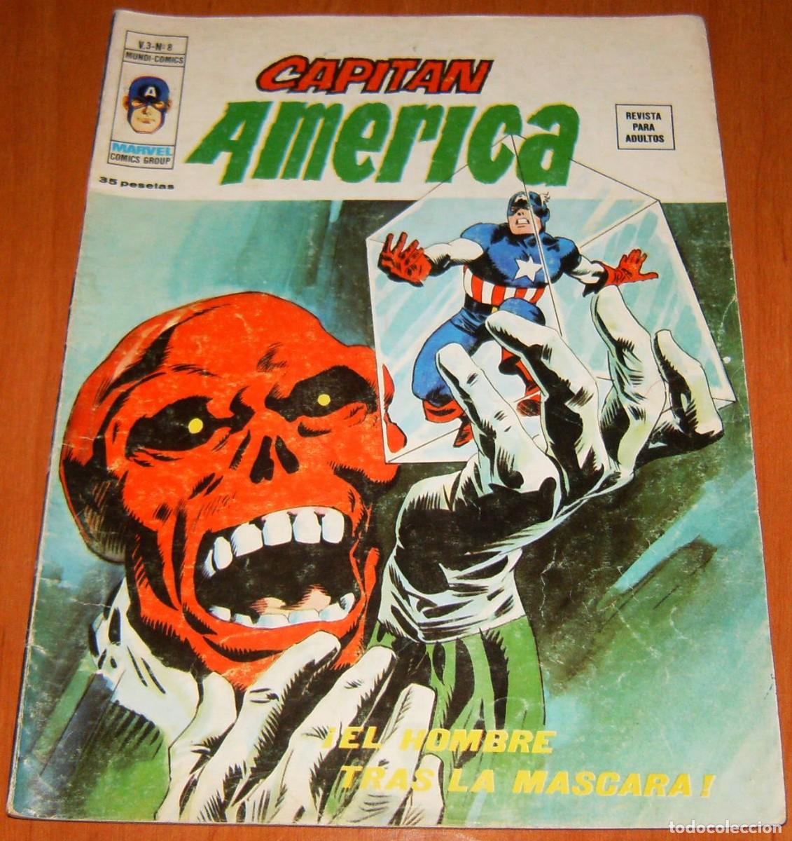 C&oacute;mics: CAPITAN AMERICA . Volumen 3 . N&uacute;mero 8 . MUNDI COMICS . VERTICE