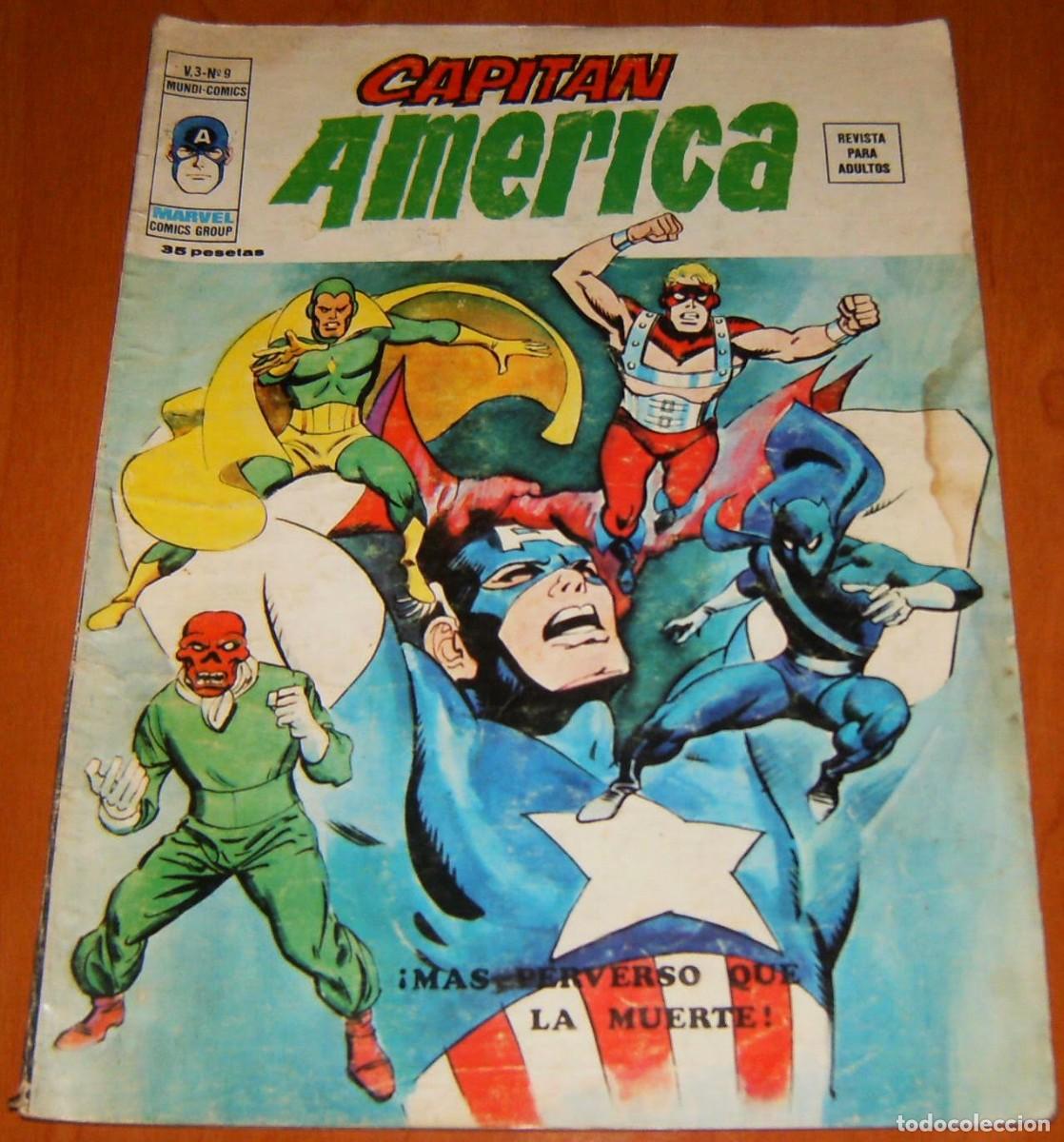 C&oacute;mics: CAPITAN AMERICA . Volumen 3 . N&uacute;mero 9 . MUNDI COMICS . VERTICE
