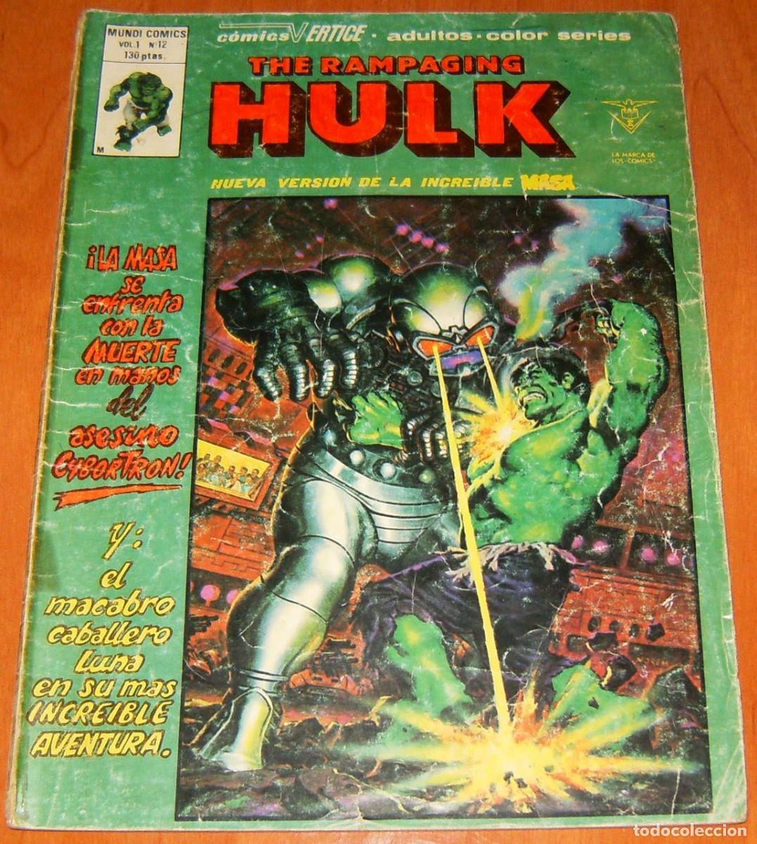C&oacute;mics: RAMPAGING HULK. N&uacute;mero 12 . MUNDI COMICS . VERTICE . LA MASA