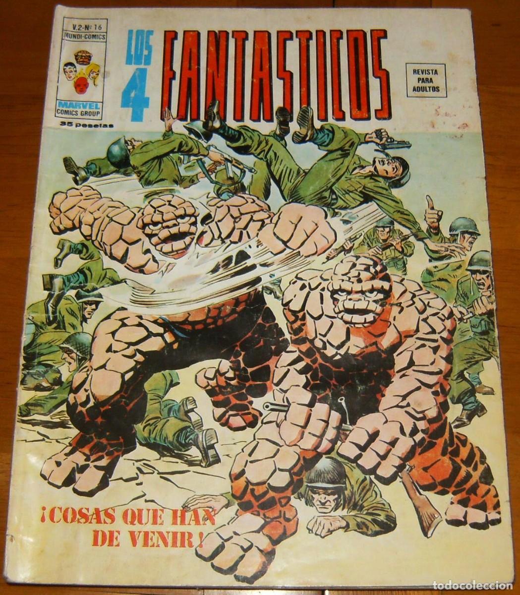 C&oacute;mics: LOS CUATRO FANTASTICOS . Volumen 2 . N&uacute;mero 16 . MUNDI COMICS . VERTICE