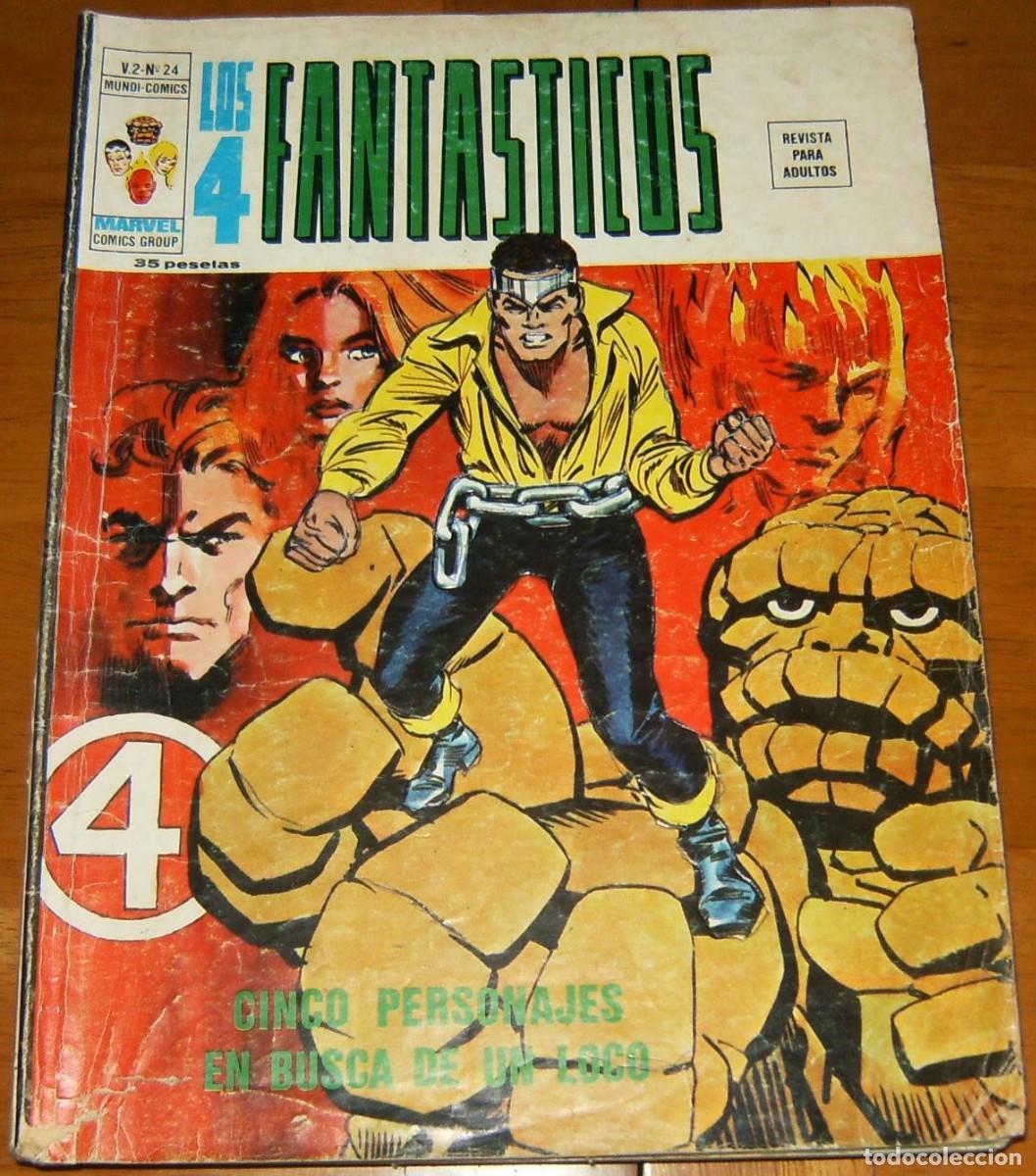 C&oacute;mics: LOS CUATRO FANTASTICOS . Volumen 2 . N&uacute;mero 24 . MUNDI COMICS . VERTICE