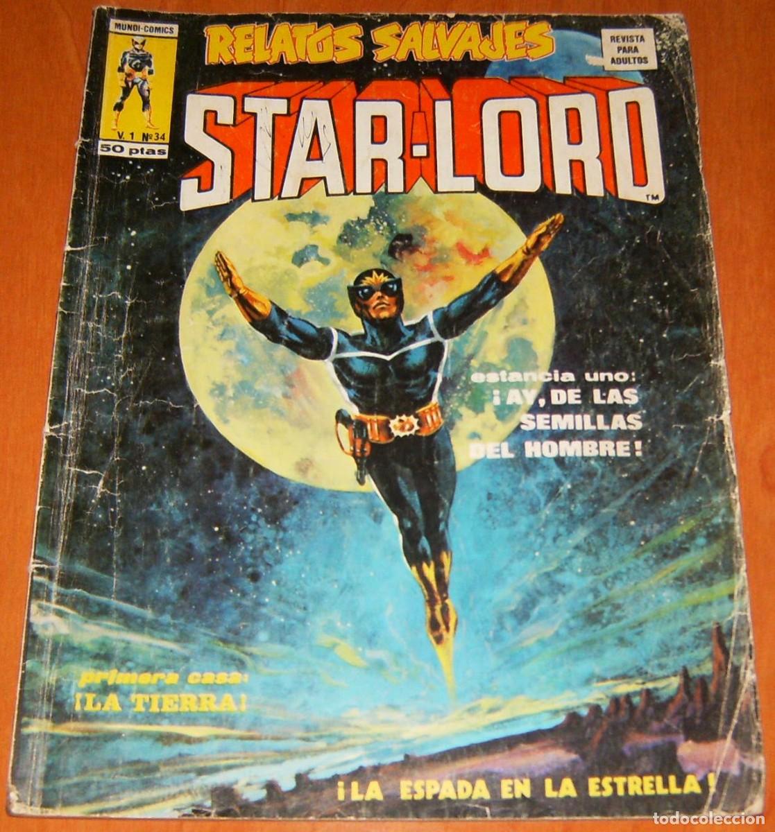 C&oacute;mics: RELATOS SALVAJES . N&uacute;mero 34 . STAR-LORD . MUNDI COMICS . VERTICE