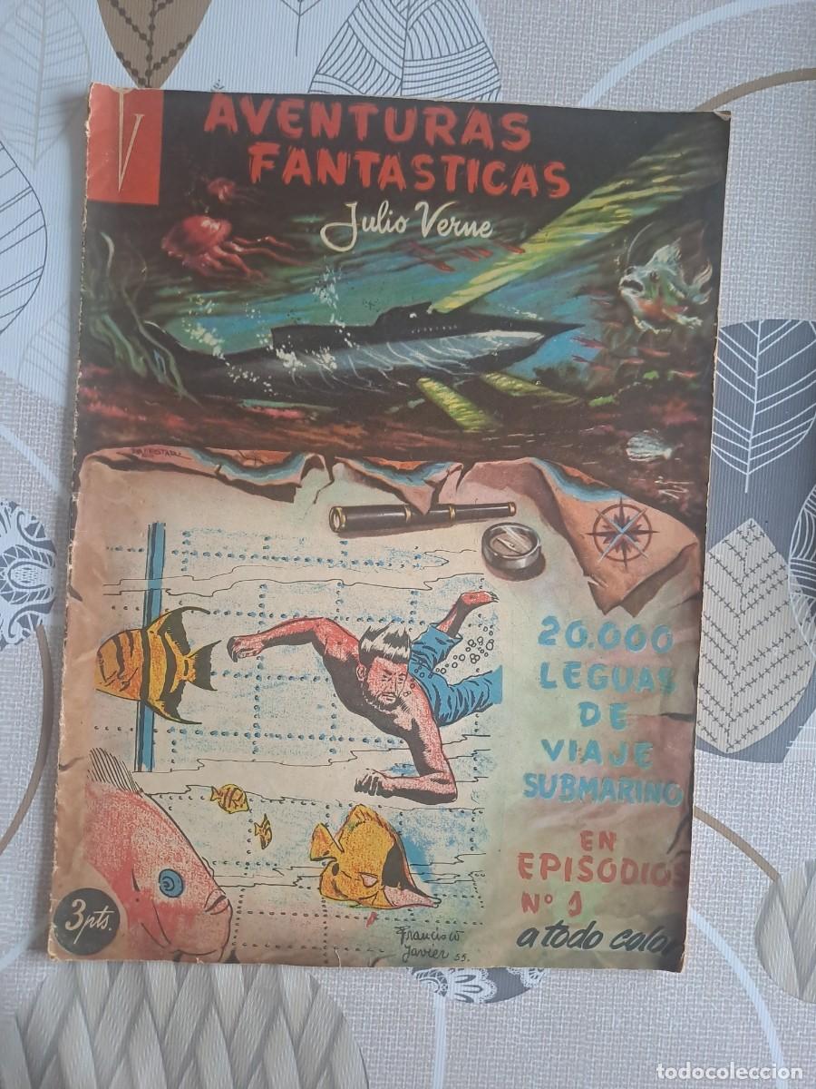 C&oacute;mics: Aventuras fant&aacute;sticas 1, 20.000 leguas de viaje submarino, Valor en buen estado
