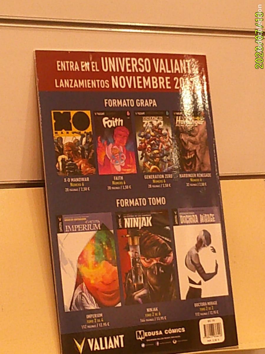 C&oacute;mics: XO MANOWAR CAPITULO 6 GENERAL VALIANT - MEDUSA COMICS OFERTA - Foto 2
