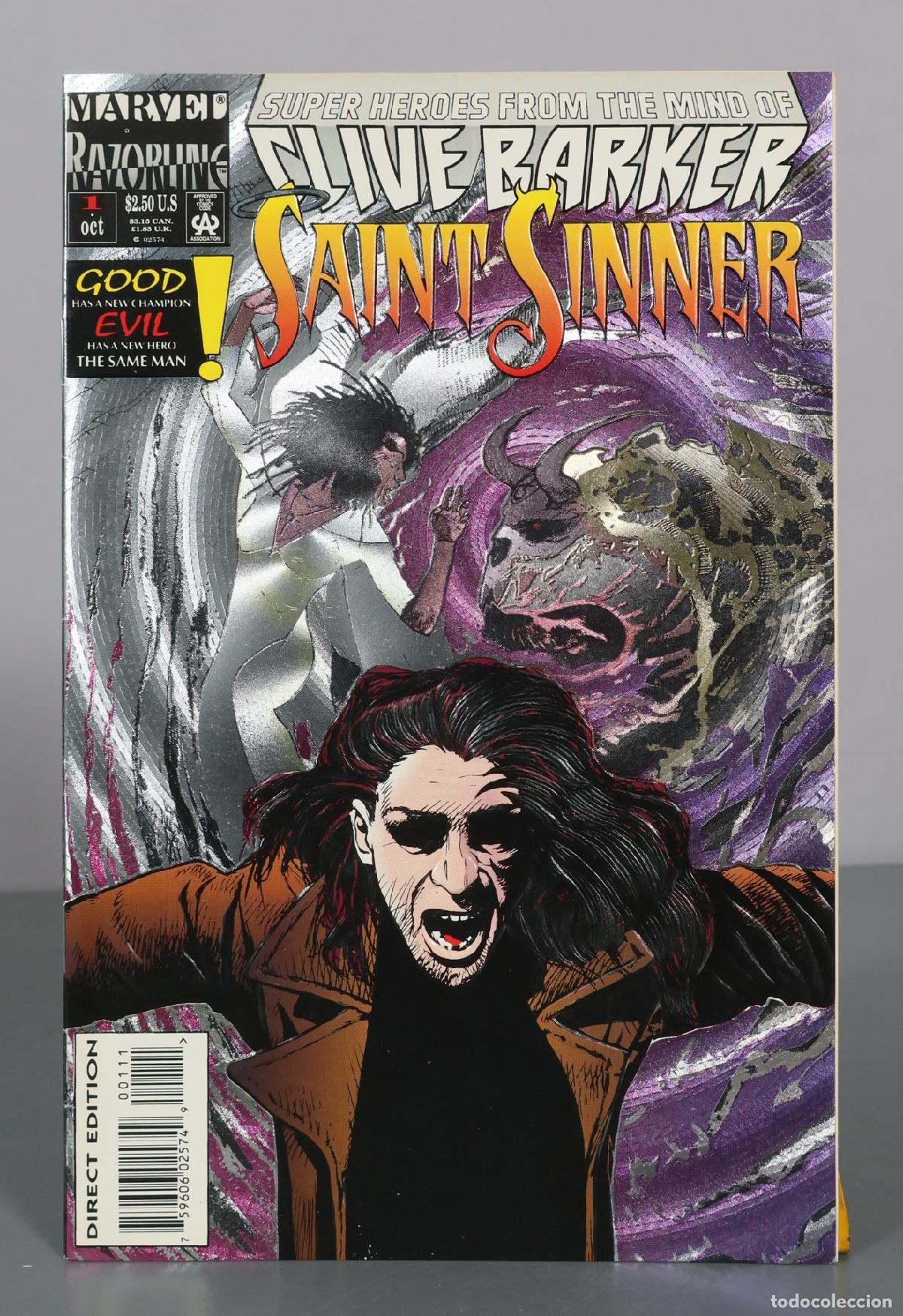 C&oacute;mics: Clive Barker Saint Sinner - Marvel Comics