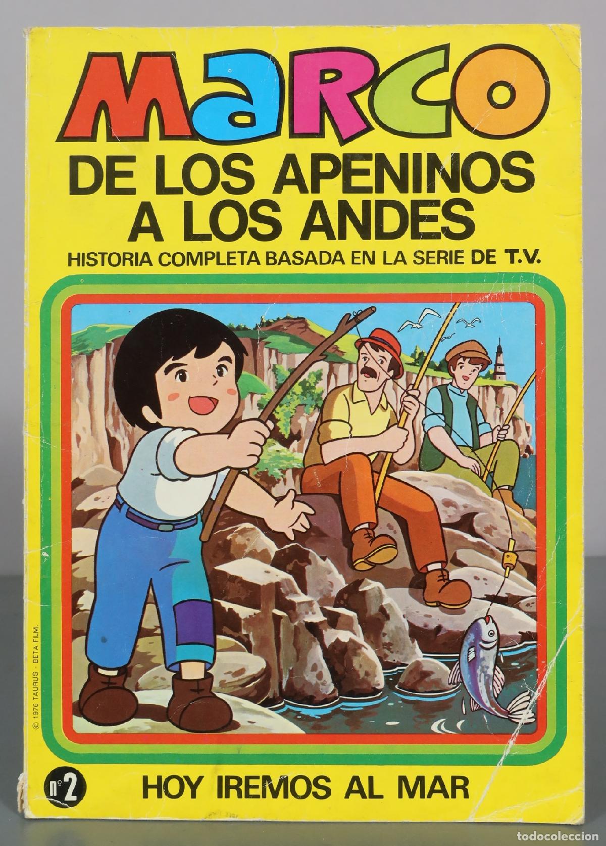 C&oacute;mics: Marco - De los Apeninos a los Andes - Hoy iremos al mar - Editorial Bruguera
