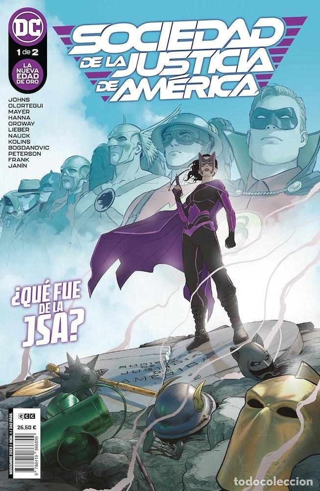 C&oacute;mics: Sociedad de la Justicia de Am&eacute;rica: La Nueva Edad de Oro ECC Geoff JOhns Olortegui
