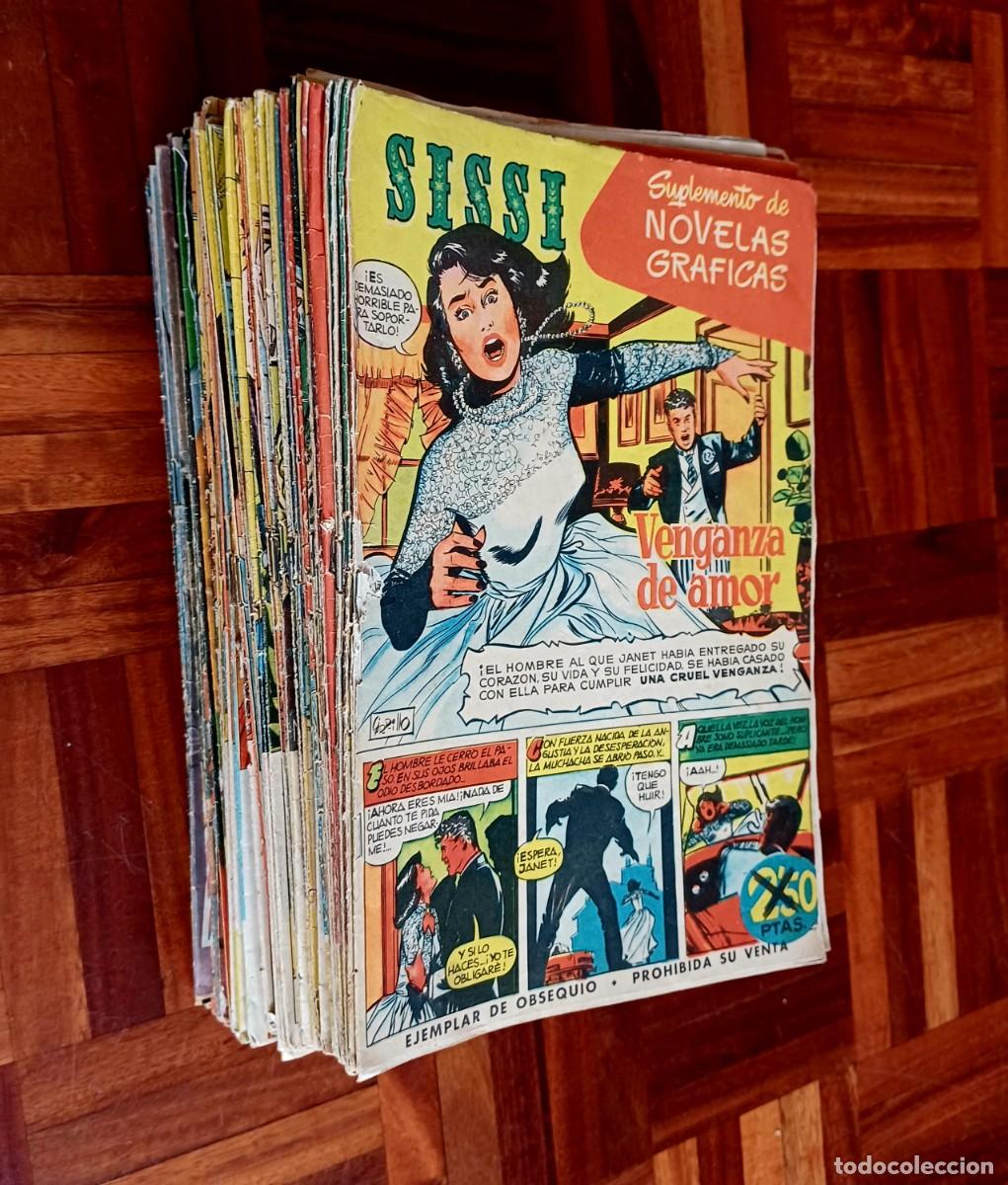 C&oacute;mics: Lote de 80 Sissi suplemento de Novelas gr&aacute;ficas - Foto 1