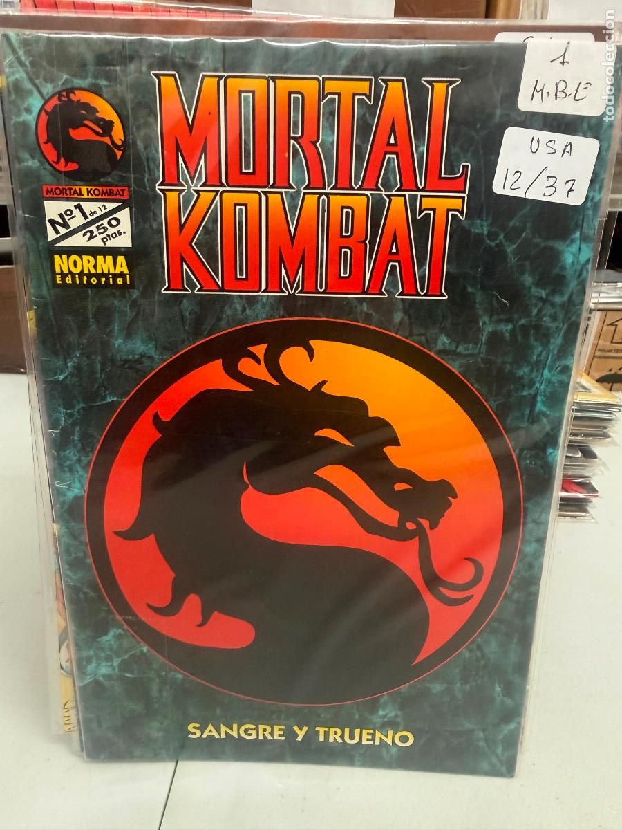 C&oacute;mics: MORTAL KOMBAT NUMERO 1