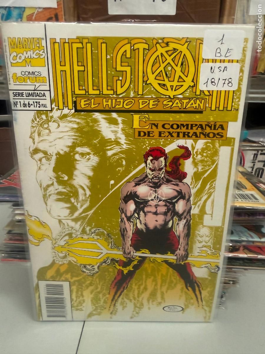 C&oacute;mics: HELLTORM EL HIJO DE SATAN NUMERO 1 EDITORIAL FORUM - Foto 1