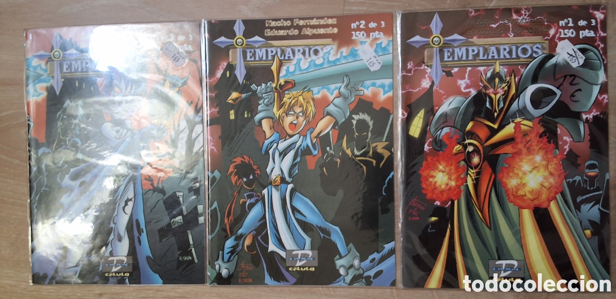 C&oacute;mics: Templarios comic coleccion completa 3 n&uacute;meros edita Dude celula