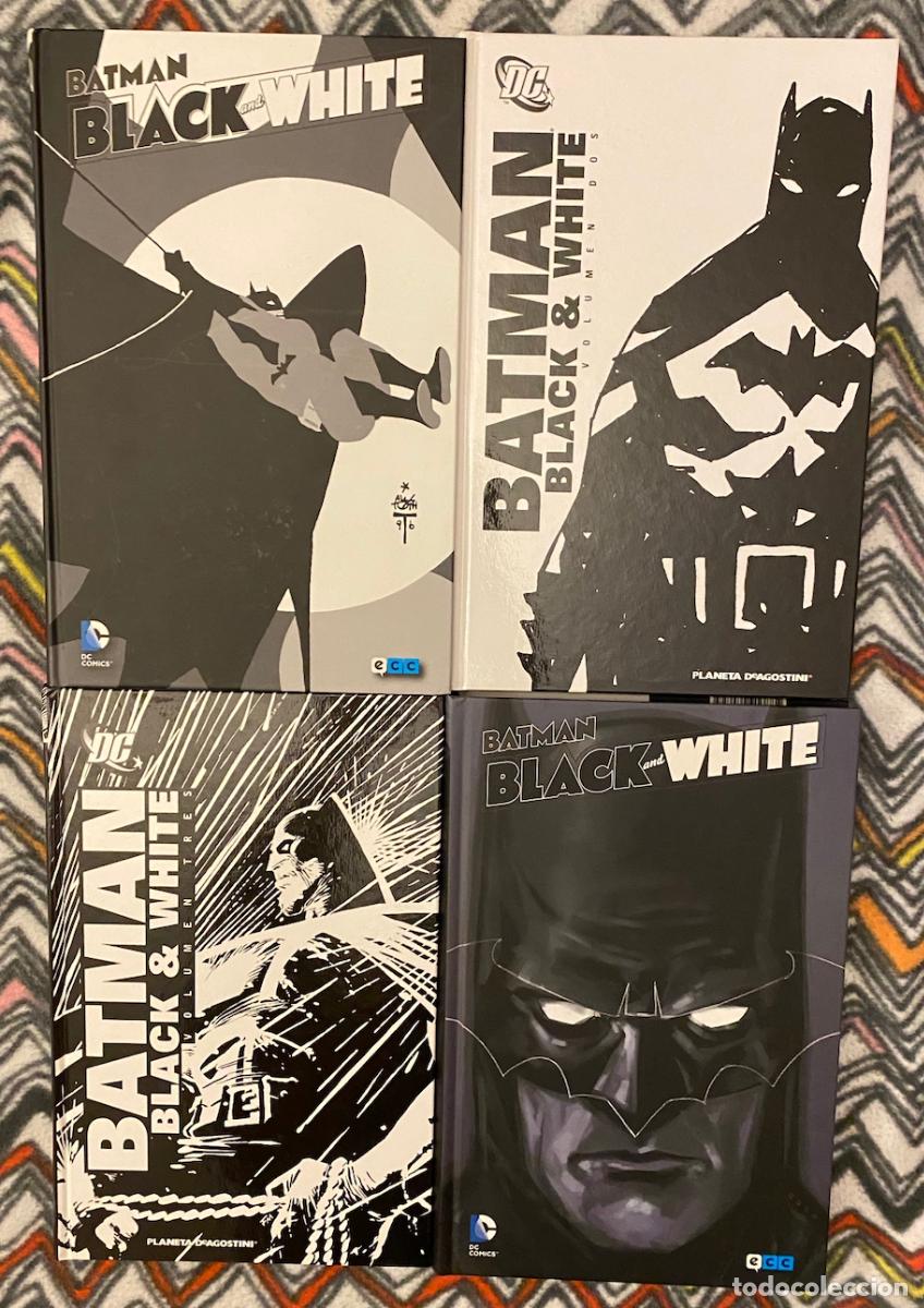 C&oacute;mics: BATMAN 1, 2, 3, 4 BLACK & WHITE - ECC EDICIONES - CARTON&Eacute; - Foto 1