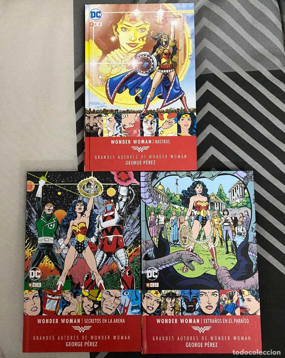 C&oacute;mics: GRANDES AUTORES WONDER WOMAN, GEORGE P&Eacute;REZ 3 VOL.: ROSTROS + SECRETOS ARENA + PERDIDOS PARA&Iacute;SO, ECC