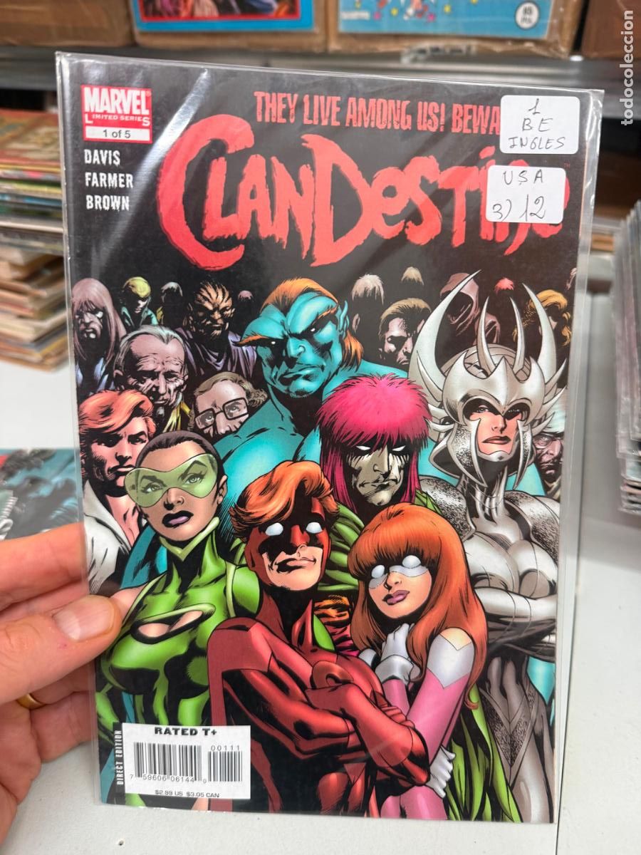 C&oacute;mics: CLANDESTINE NUMERO 1 EN INGLES