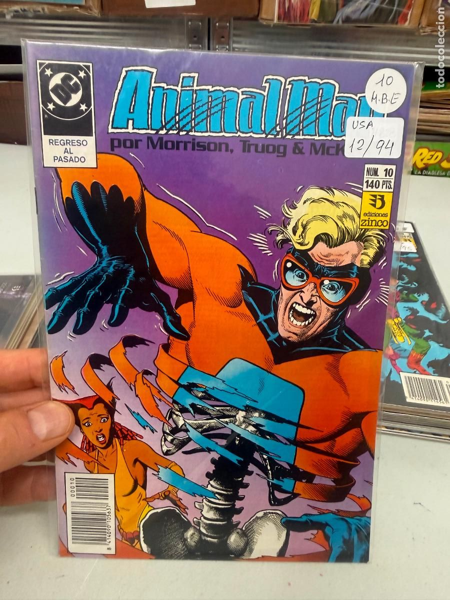 C&oacute;mics: ANIMAL MAN NUMERO 10 BUEN ESTADO