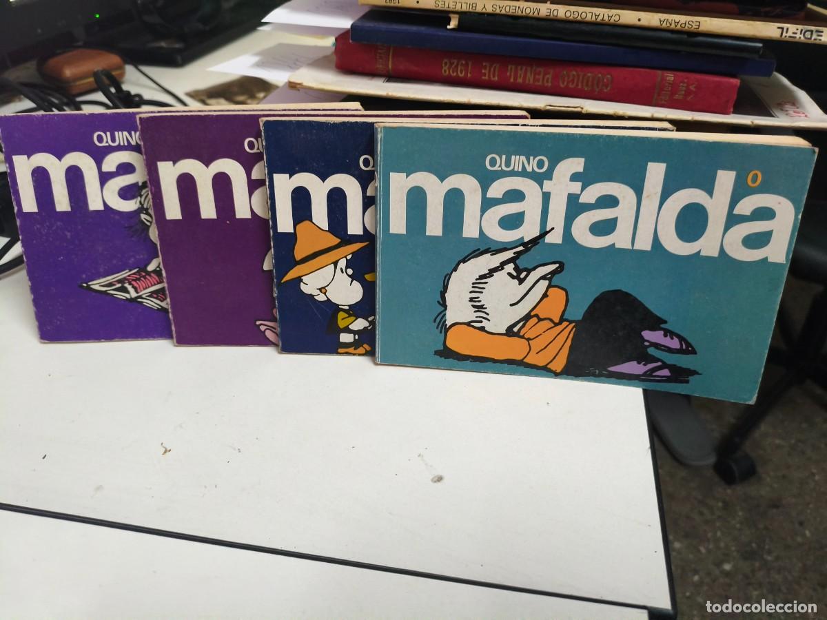 C&oacute;mics: Lote 4 comics mafalda : 0, 5, 7 y 8.