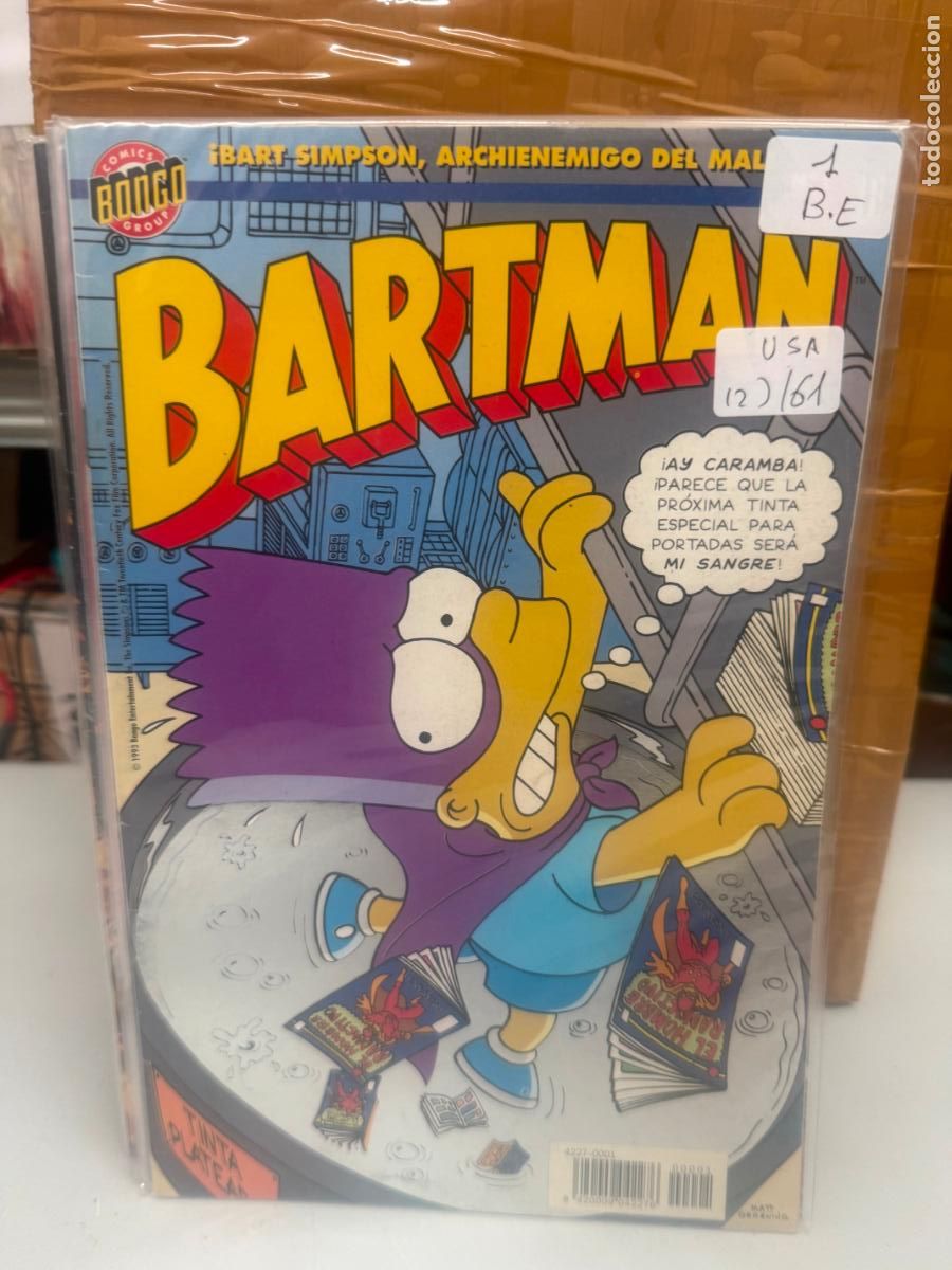 C&oacute;mics: BARTMAN NUMERO 1 BUEN ESTADO