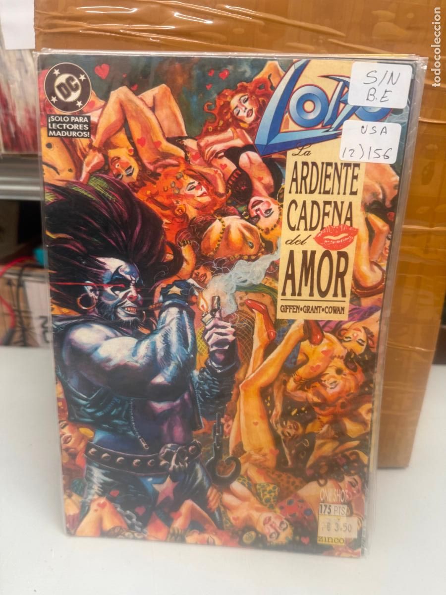C&oacute;mics: LOBO NUMERO ARDIENTE CADENA BUEN ESTADO - Foto 1