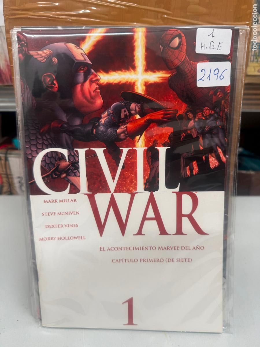 C&oacute;mics: CIVIL WAR NUMERO 1 BUEN ESTADO