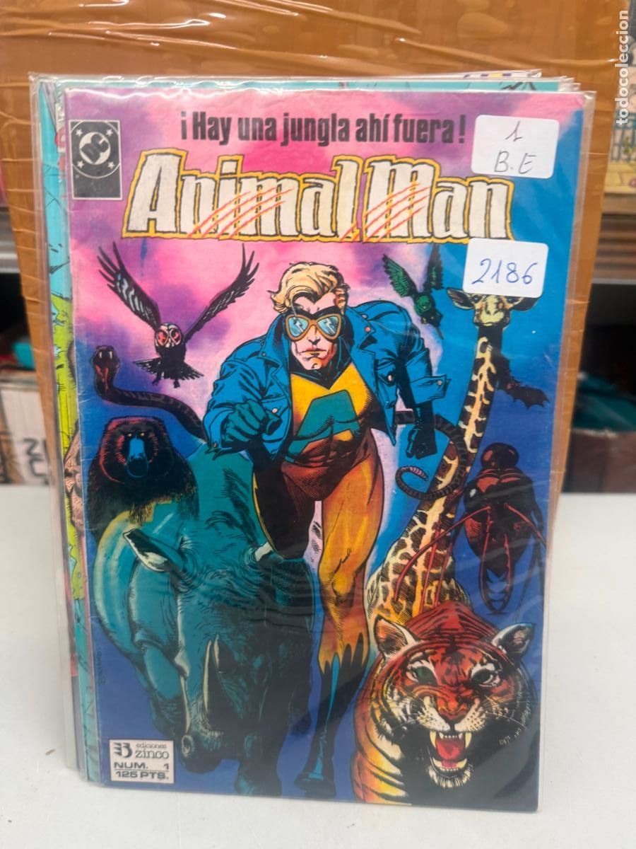 C&oacute;mics: ANIMAL MAN NUMERO 1 BUEN ESTADO