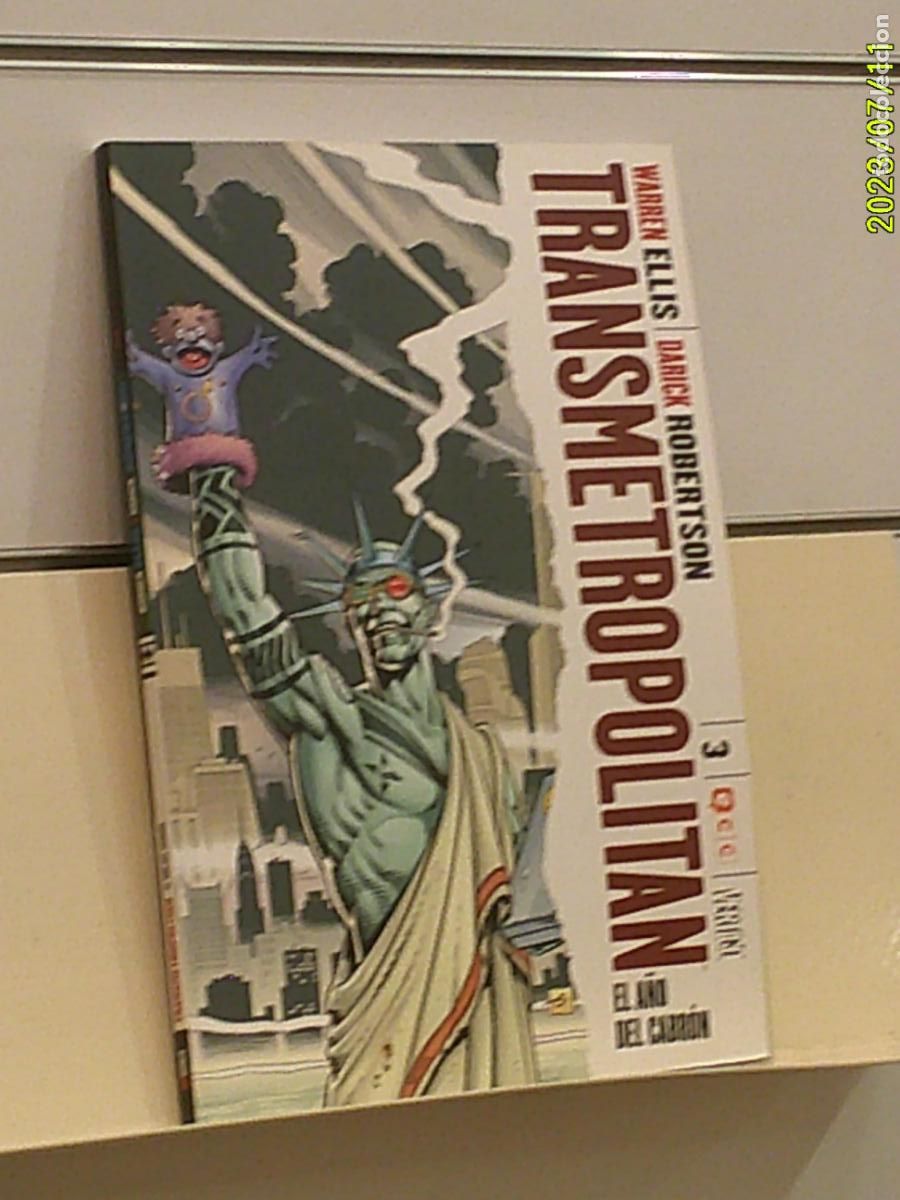 C&oacute;mics: TRANSMETROPOLITAN N&ordm; 3 EL A&Ntilde;O DEL CABRON WARREN ELLIS COLECCION VERTIGO - ECC OFERTA